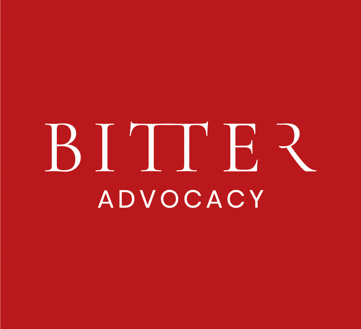 Bitter Advocacy